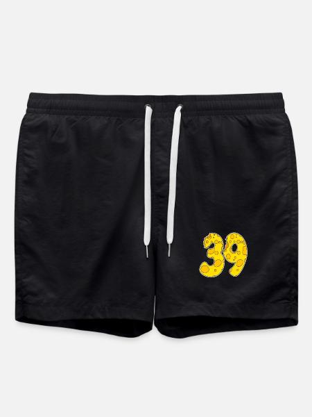 39 ans Lustig Käse - Short de bain - noir