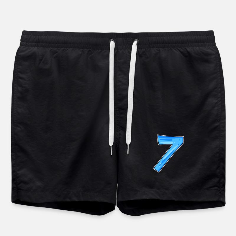 7 Nombre - Short de bain - noir