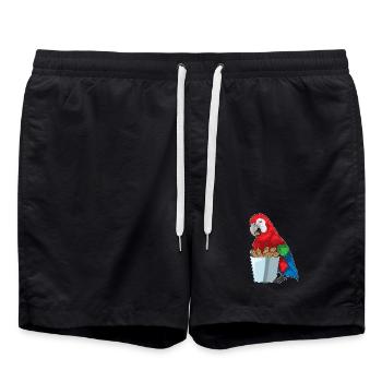 Parrot Peanut - Swim Trunks - black - Front - AI Model Male 185 light (185cm)