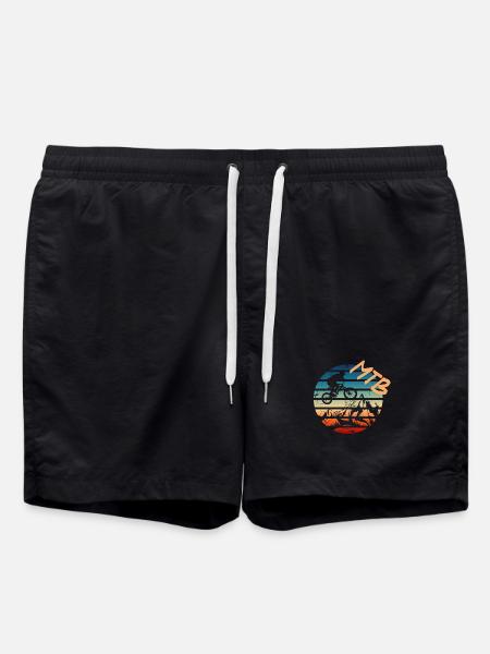 Mountainbike - Badeshorts - Schwarz