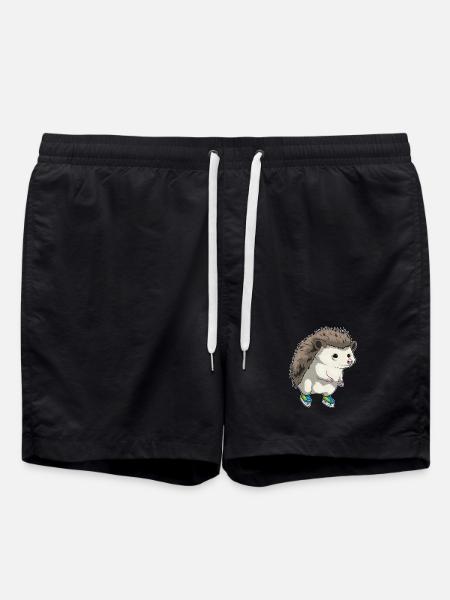 Igel Eislaufen Schlittschuhe - Badeshorts - Schwarz