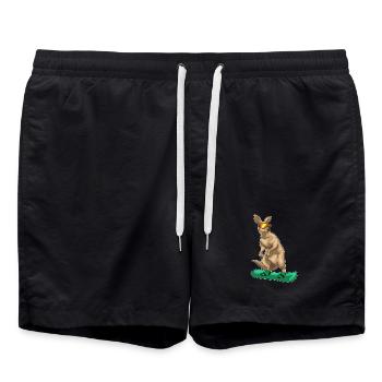 Snowboardeur Kangaroo Snowboard - Short de bain - noir - Devant - AI Model Male 185 light (185cm)
