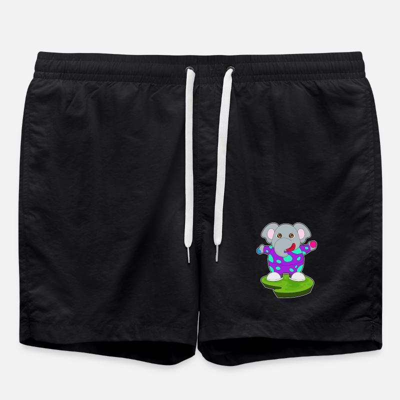 Clown éléphant - Short de bain - noir