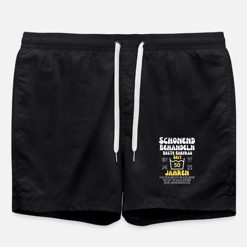 Traitement doux pendant 50 ans - Short de bain - noir