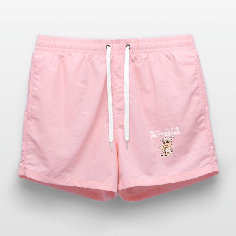 Muttertag Geschenkidee Mutter Kleinkind Motiv Badeshorts