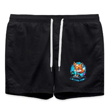 Musicien Fuchs DJ - Short de bain - noir - Devant - AI Model Male 185 light (185cm)