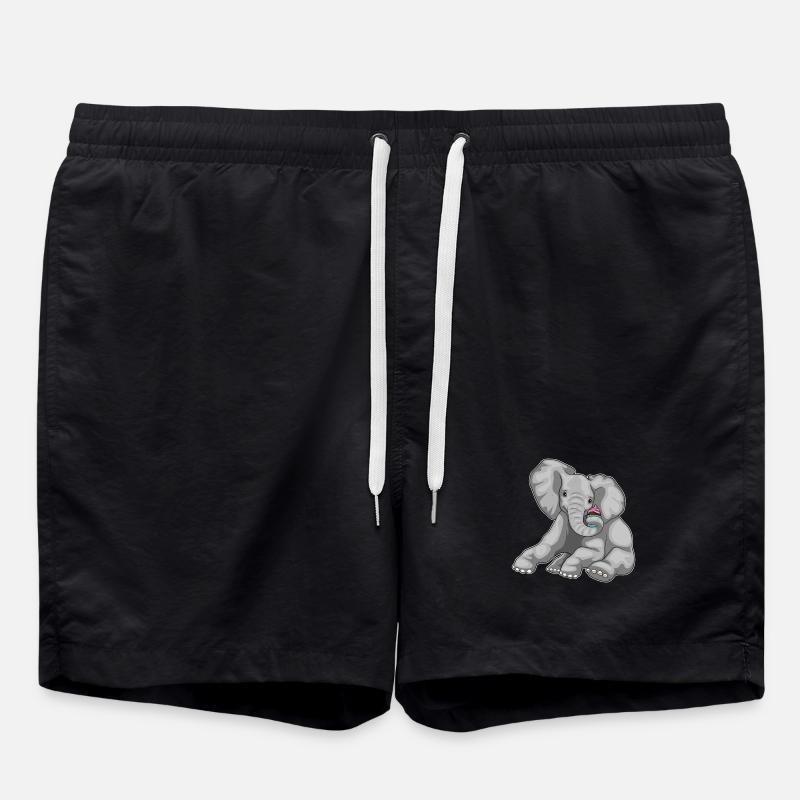 Cupcake éléphant - Short de bain - noir