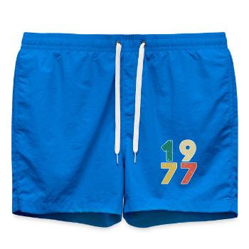 1977 - Né en 1977 - Construit en 1977 - Short de bain - cobalt blue - Devant
