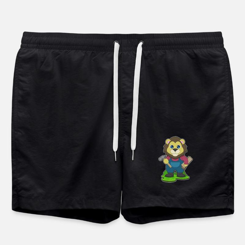 Lion Carpenter Hammer - Swim Trunks - black