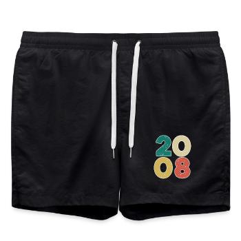 2008 - Year 2008 - Year 2008 - Swim Trunks - black - Front - AI Model Male 185 light (185cm)