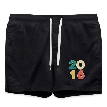 2016 - Année 2016 - Année 2016 - Short de bain - noir - Devant - AI Model Male 185 light (185cm)