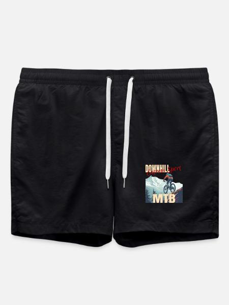 Downhill - Extrem Sport - Badeshorts - Schwarz