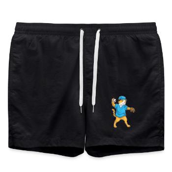 Sports de gants de baseball de baseball Cat - Short de bain - noir - Devant - AI Model Male 185 light (185cm)