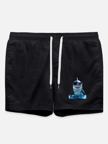 Requin Requin Requin Tigre Requin Requin Gris Grand Requin Blanc - Short de bain - noir