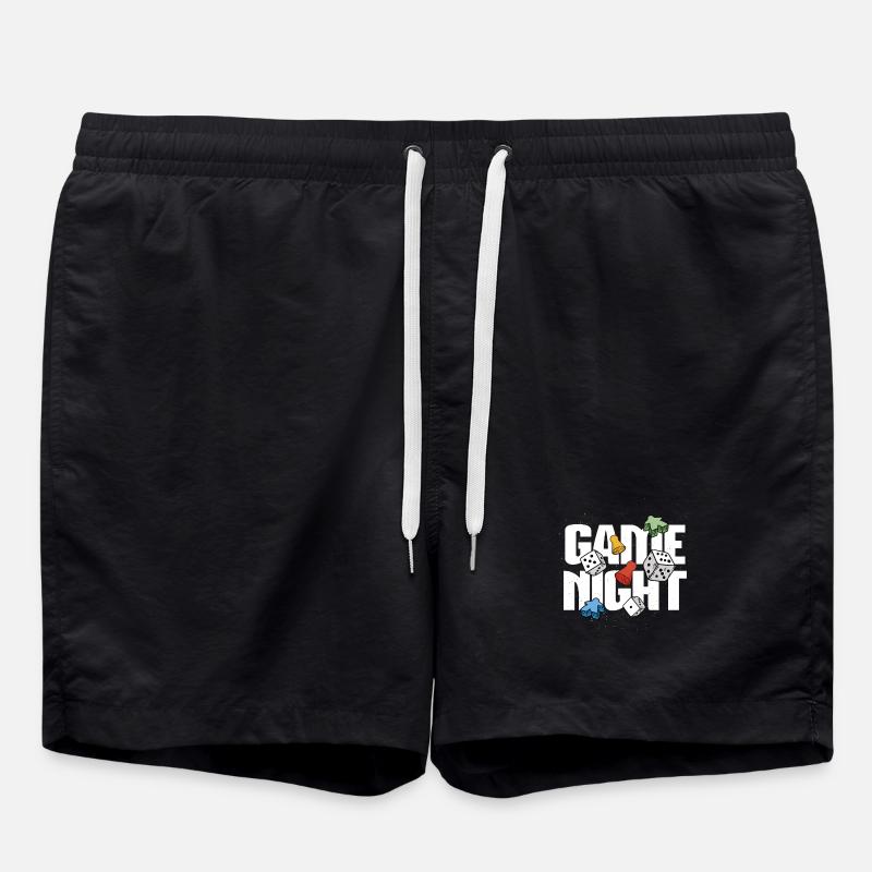 Board Game Enthusiasts - Swim Trunks - black