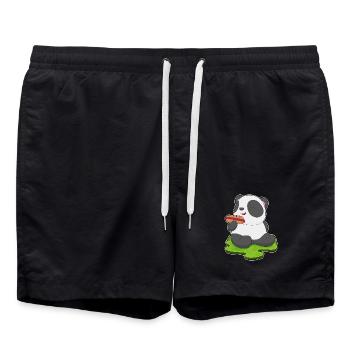 Hot-dog Panda - Short de bain - noir - Devant - AI Model Male 185 light (185cm)