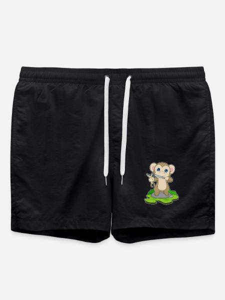 Fronde de singe - Short de bain - noir