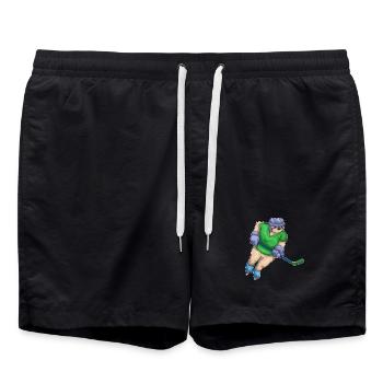 Bâton de hockey sur glace Sloth - Short de bain - noir - Devant - AI Model Male 185 light (185cm)