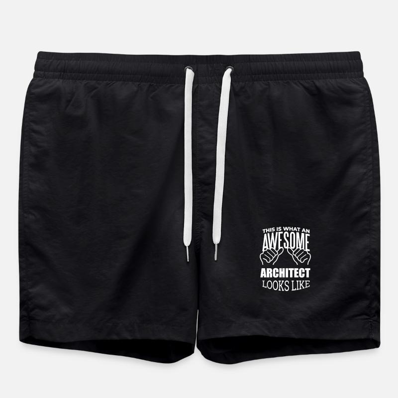 arkitekt - Badeshorts - svart
