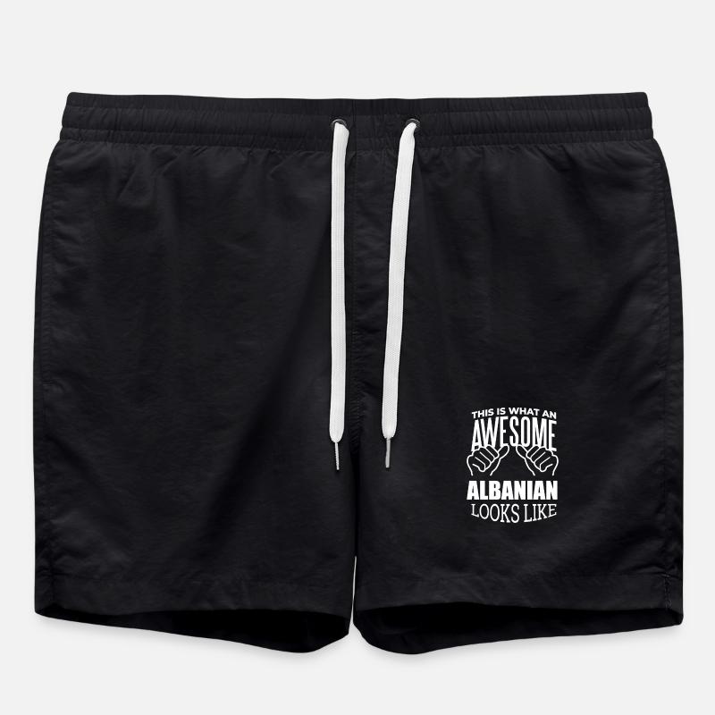 Albania - Swim Trunks - black