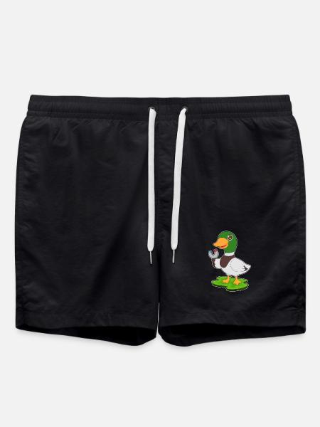 Duck Magnet - Swim Trunks - black