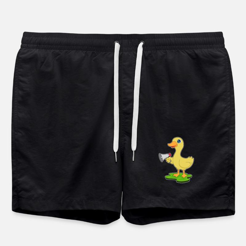 Mégaphone de canard - Short de bain - noir