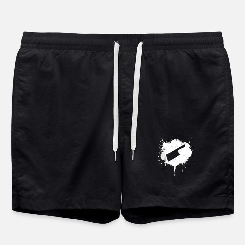 Cleaver Sketch - Swim Trunks - black