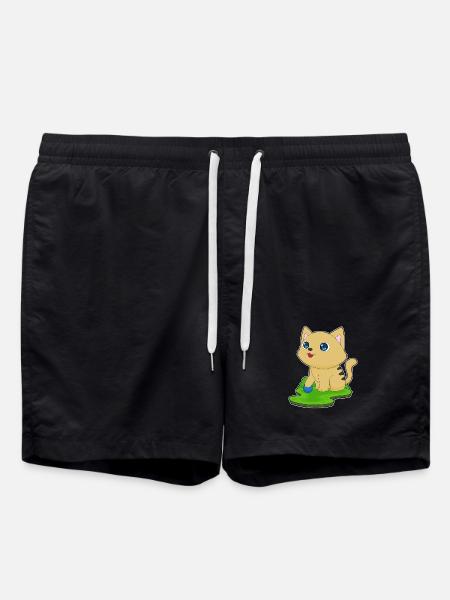 Chat mignon - Short de bain - noir