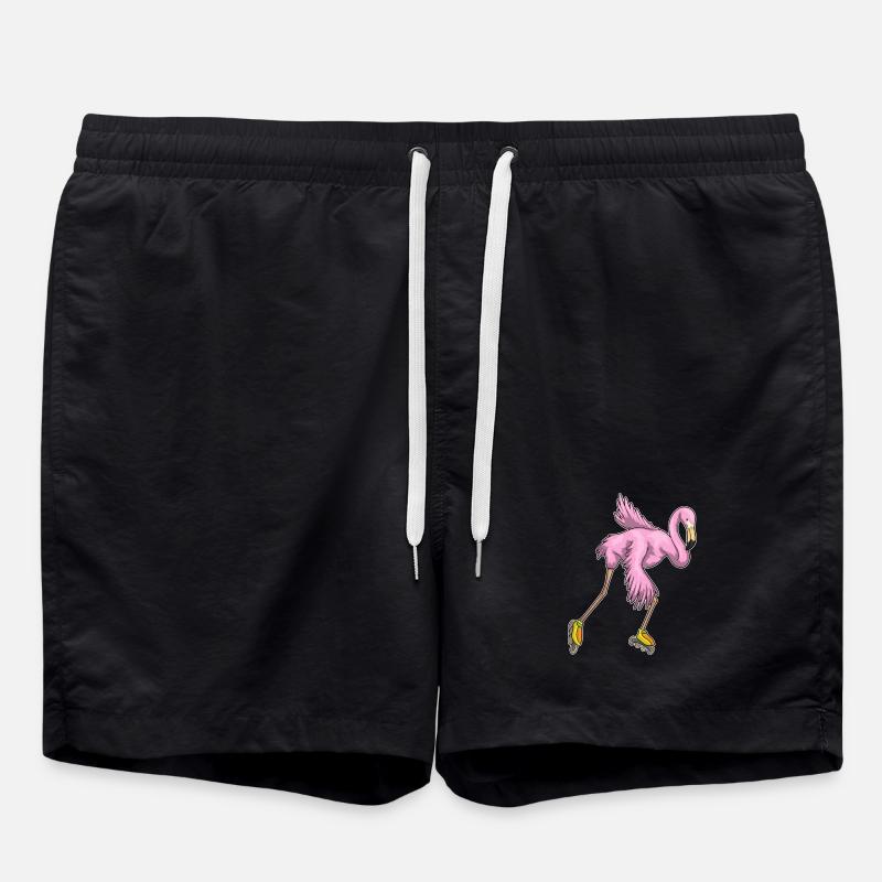 Flamingo Inline skating Rollschuhe - Badeshorts - Schwarz