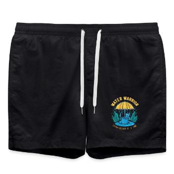 Water Warrior Drop Hero - Swim Trunks - black - Front - AI Model Male 185 light (185cm)