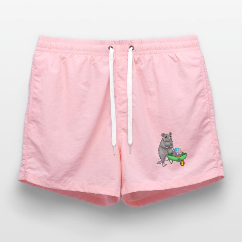 Rat Easter Easter Egg Swim Trunks