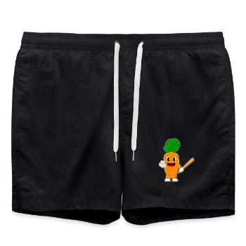 Carotte Baseball Batte de Baseball - Short de bain - noir - Devant - AI Model Male 185 light (185cm)