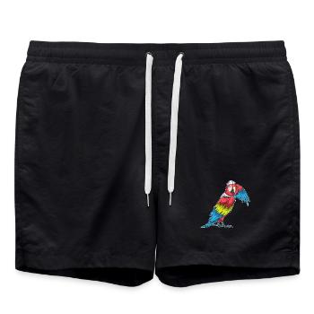 Chapeau de marin Parrot Sailor - Short de bain - noir - Devant - AI Model Male 185 light (185cm)