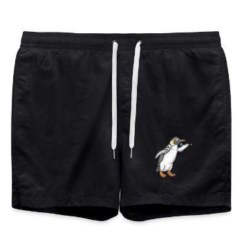 Pingouin Dart Dart - Short de bain - noir - Devant - AI Model Male 185 light (185cm)