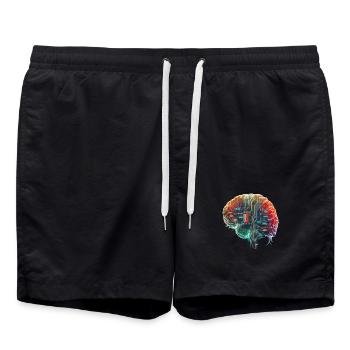 Cerveau électronique - Short de bain - noir - Devant - AI Model Male 185 light (185cm)