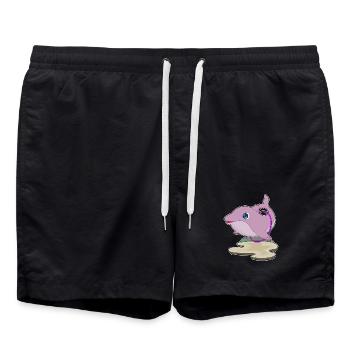 Dolphin Fitness Hoop Workout Gymnastics - Swim Trunks - black - Front - AI Model Male 185 light (185cm)