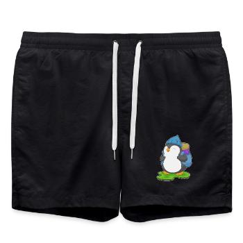 Randonnée à dos Penguin Hiker - Short de bain - noir - Devant - AI Model Male 185 light (185cm)