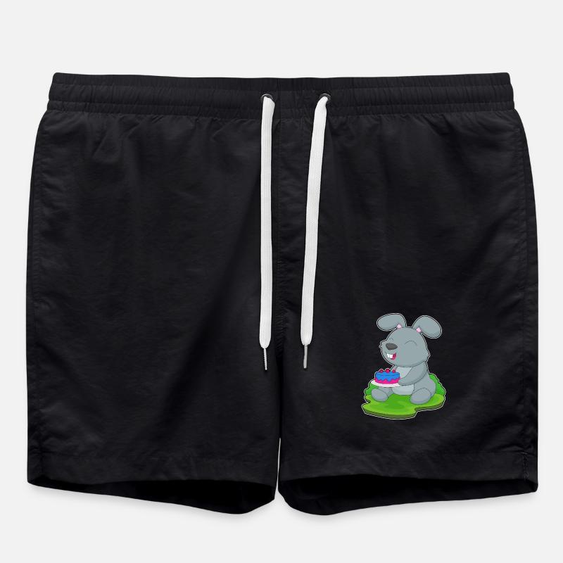 Bunny Cake - Swim Trunks - black