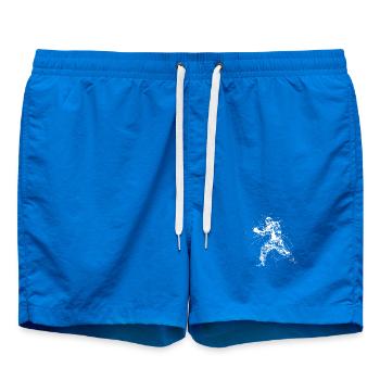 Kickboxing Drawing - Swim Trunks - cobalt blue - Front
