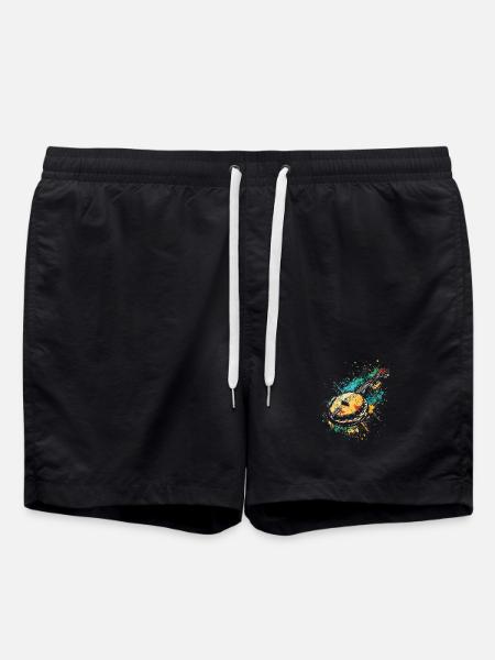 Banjo Graffiti - Swim Trunks - black