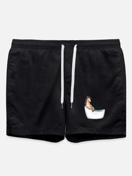 Baignoire pour chevaux - Short de bain - noir