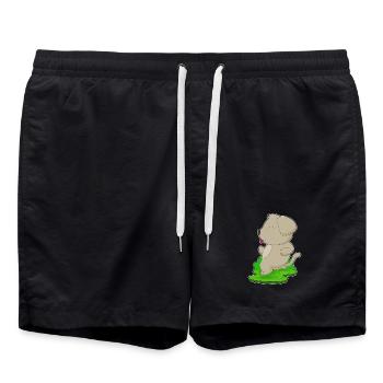 Chien Jogger Jogging Sport - Short de bain - noir - Devant - AI Model Male 185 light (185cm)
