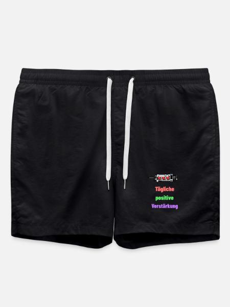 Daily positive reinforcement - Swim Trunks - black