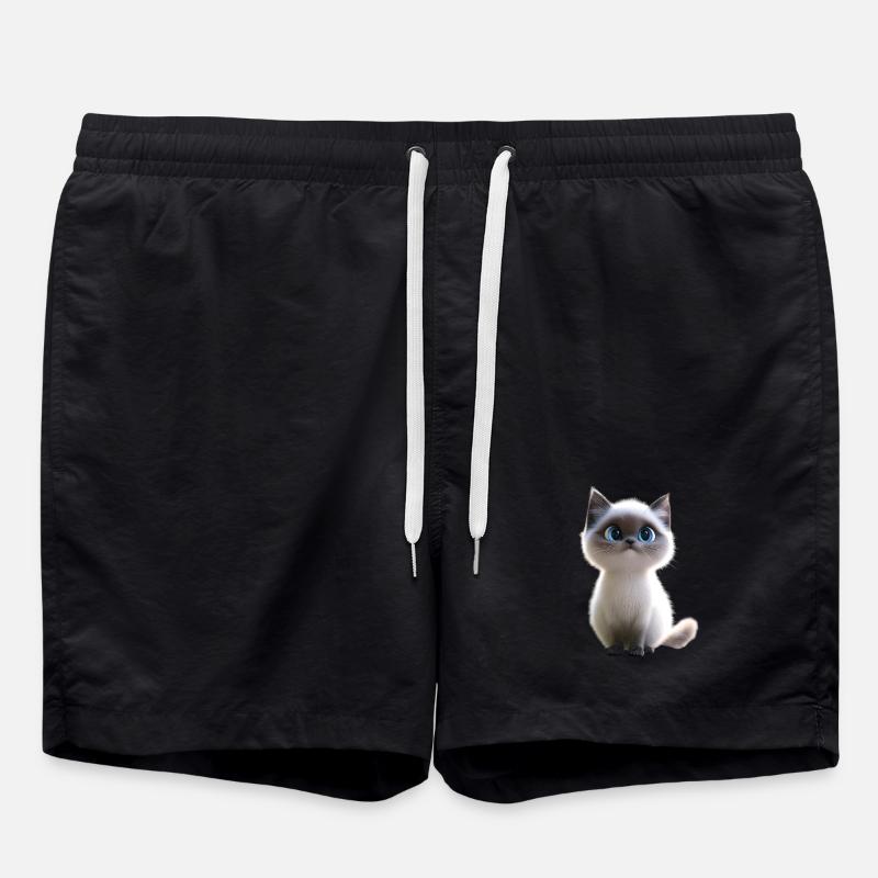 Ragdoll Cat Ragdoll Cat Cute Ragdoll Cats - Swim Trunks - black
