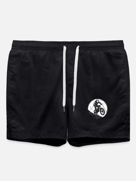 Mountainbike Radfahrer - Badeshorts - Schwarz