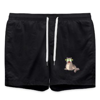 Lunettes de soleil Seal - Short de bain - noir - Devant - AI Model Male 185 light (185cm)