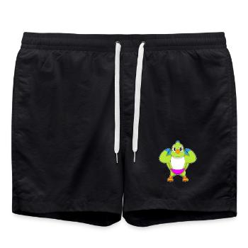 Parrot Bodybuilder Bodybuilding Sport - Short de bain - noir - Devant - AI Model Male 185 light (185cm)