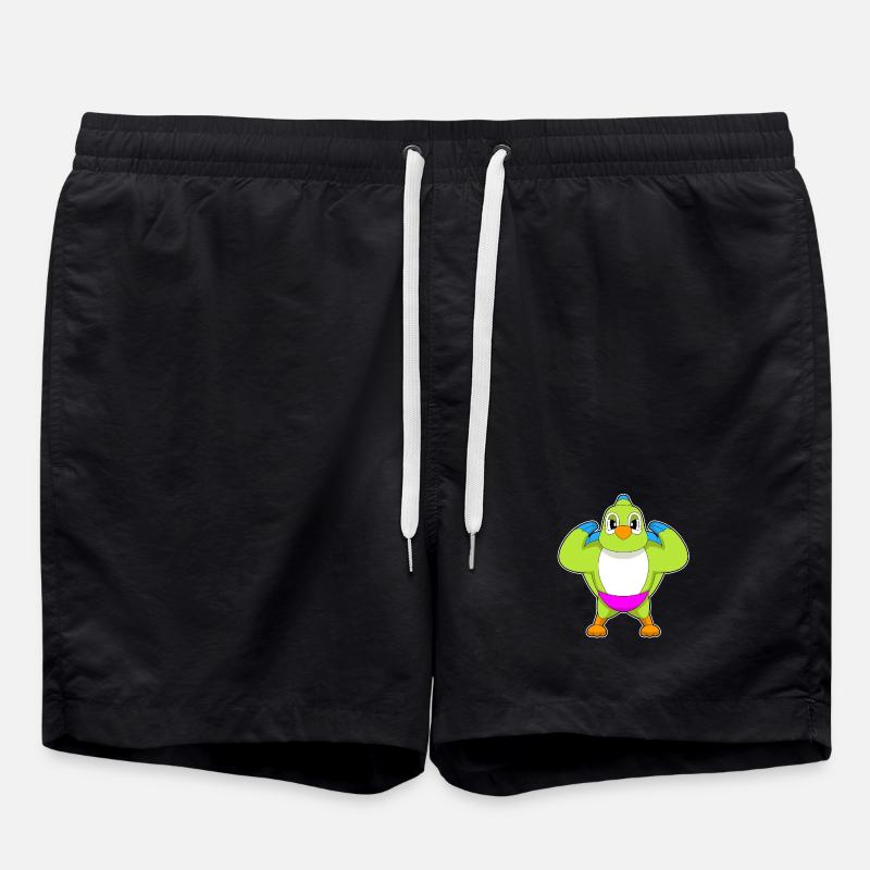 Parrot Bodybuilder Bodybuilding Sport - Short de bain - noir