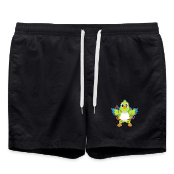 Gymnastique d’entraînement du cerceau de fitness Parrot - Short de bain - noir - Devant - AI Model Male 185 light (185cm)