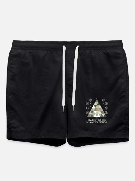 Minimalist Christmas tree: Simple elegance - Swim Trunks - black